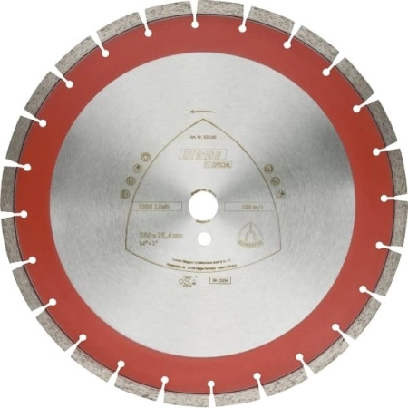 Алмазный диск KLINGSPOR 300X2,8X25,4/21E/11/S/DT/SPECIAL/DT910B