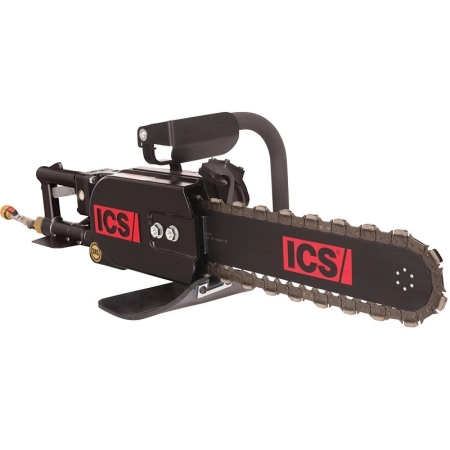 фото пневматическая цепная пила ics 701-a с цепью powergrit 38 см
