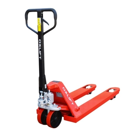 фото ручная гидравлическая тележка oxlift ox25p premium 2500 кг