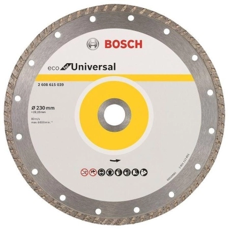 Круг алмазный ECO UNIVERSAL TURBO Ф230-22мм