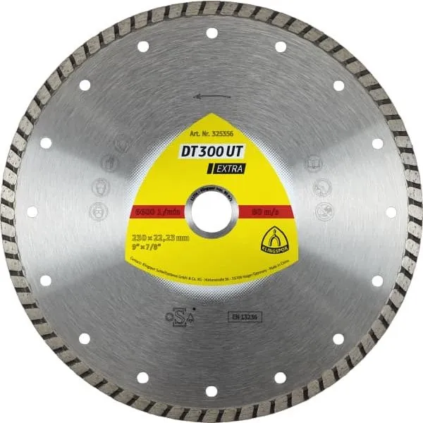 Алмазный диск KLINGSPOR 115X1,9X22,23/GRT/7/S/DT/EXTRA/DT300UT
