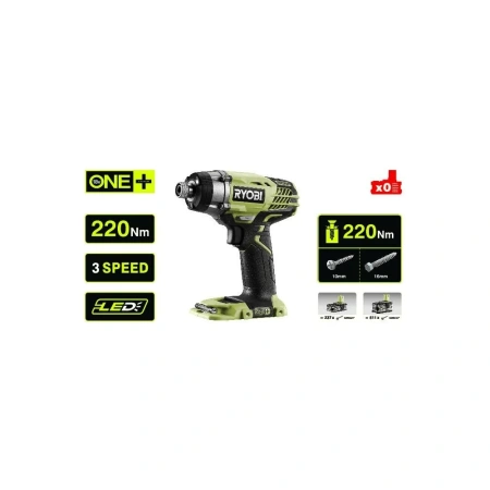 фото импульсный винтоверт ryobi one+ r18id3-0